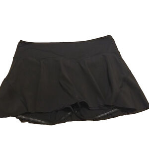 Athleta Ace Tennis Black Skort 13.5” Womens XL Athletic Activewear Pickleball